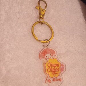 Sanrio My Melody Chupa Chups Keychain